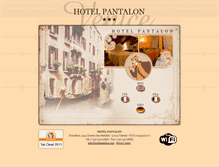 Tablet Screenshot of hotelpantalon.com
